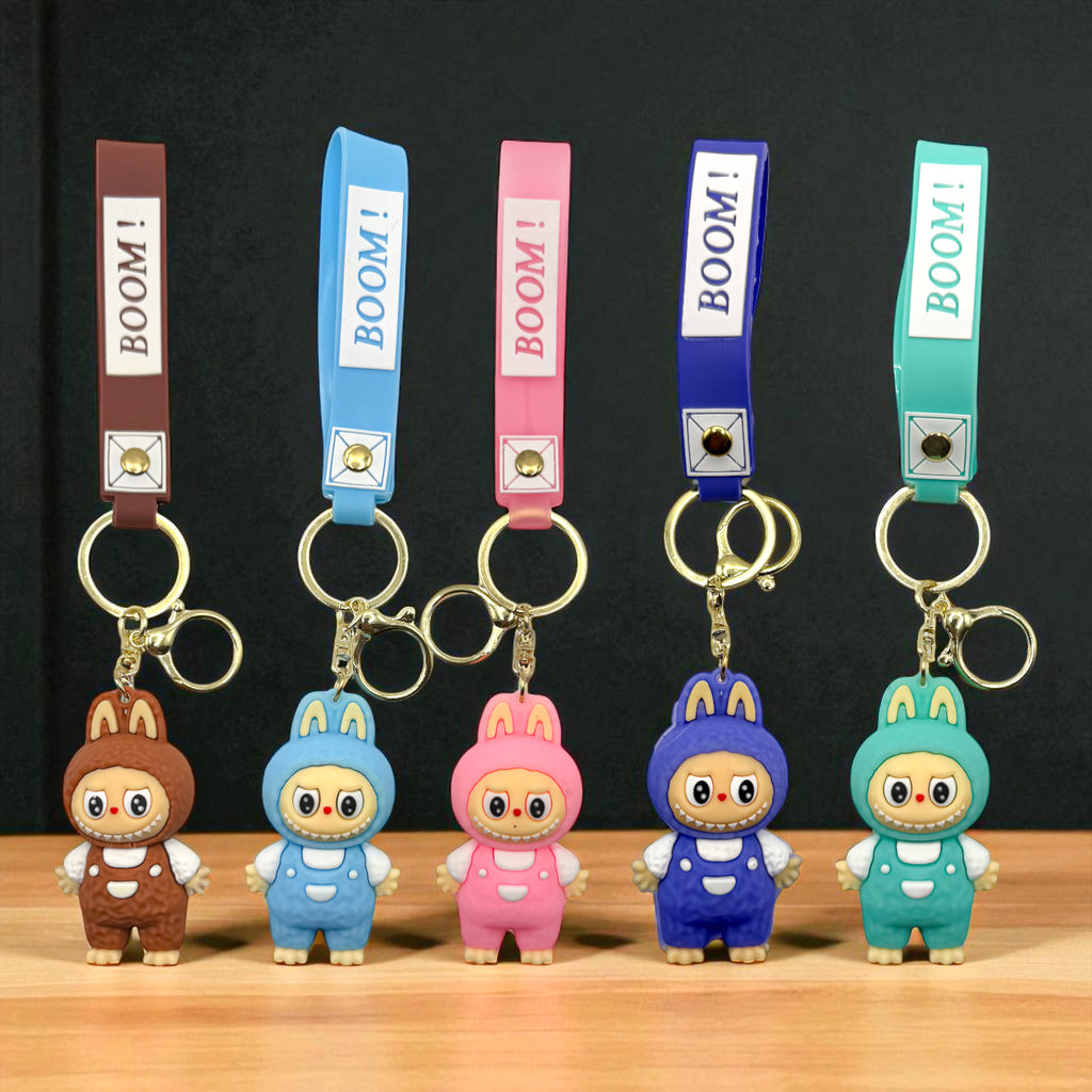 Cute Labubu Boom Keychains - Assorted Designs