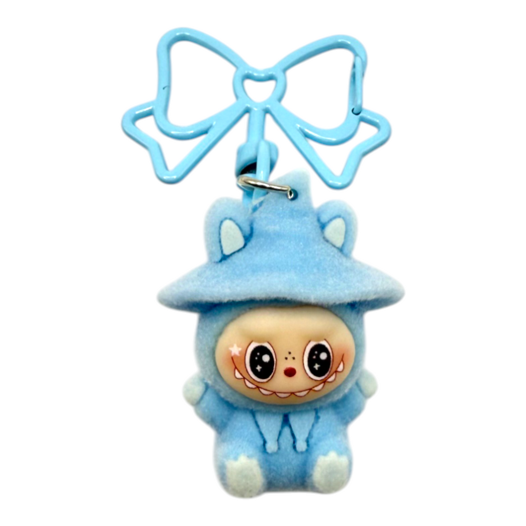 Labubu Mini Hat Butterfly Keychain
