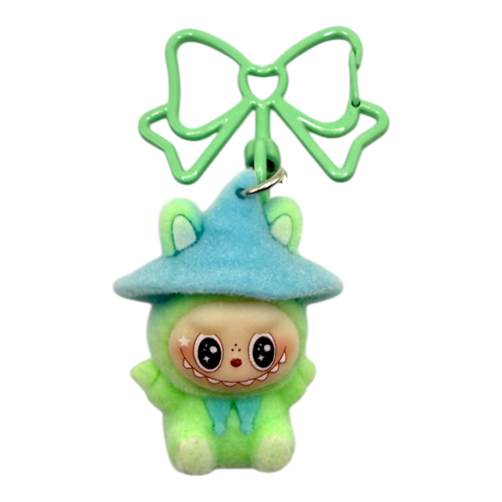 Labubu Mini Hat Butterfly Keychain