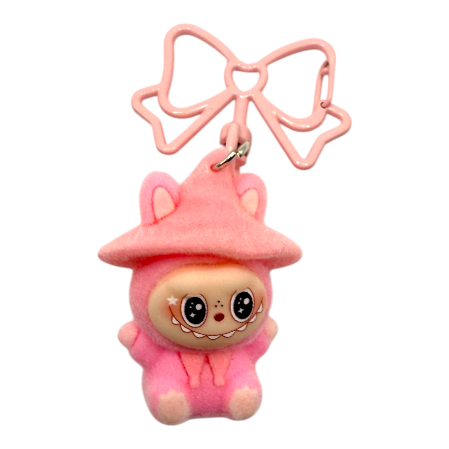 Labubu Mini Hat Butterfly Keychain