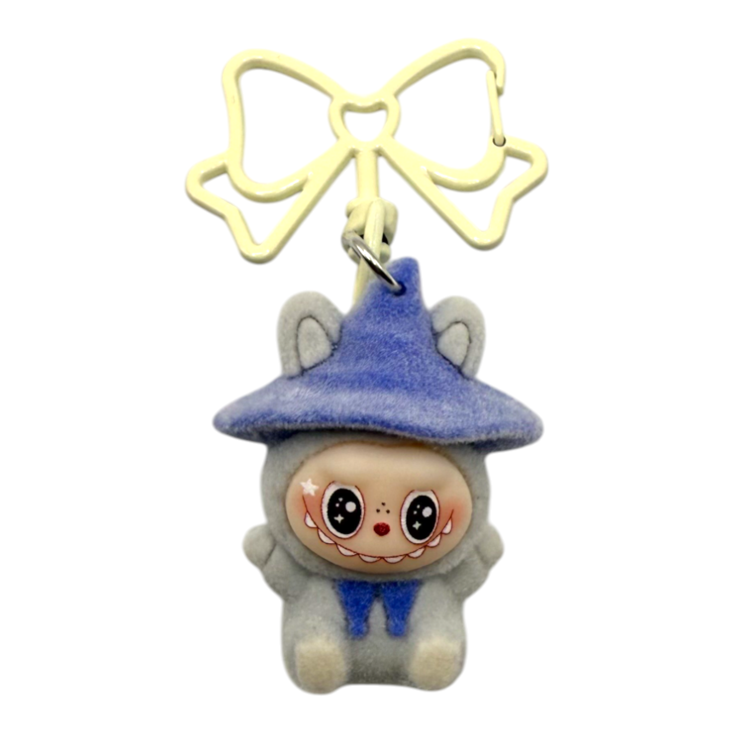 Labubu Mini Hat Butterfly Keychain